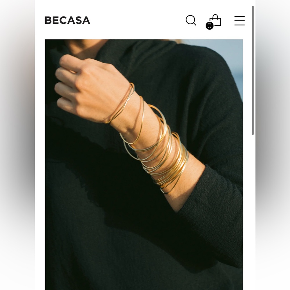 BECASA Skinny Treasure Bangles *sold out online* - Picture 3 of 5